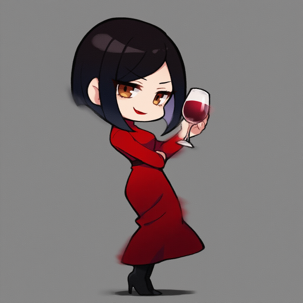 Chibi artwork of Helena