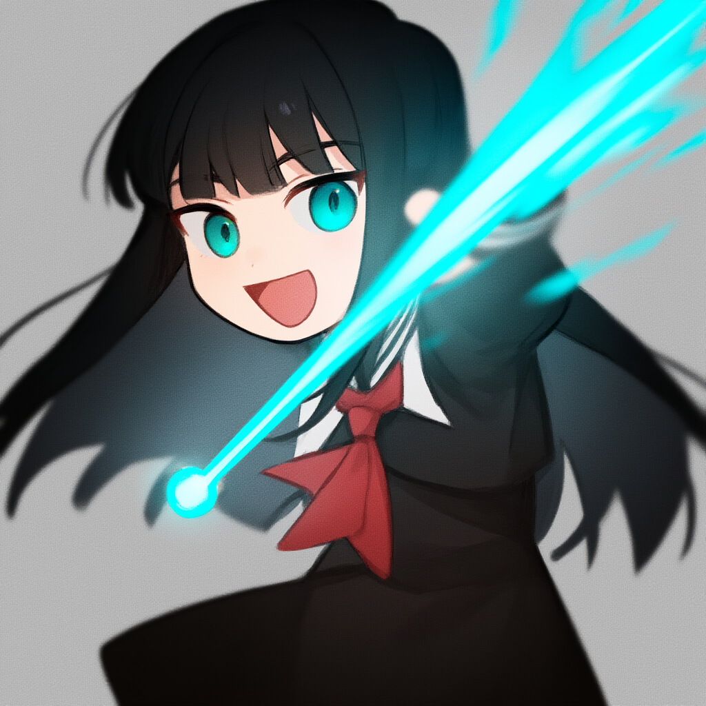 Chibi artwork of Myka